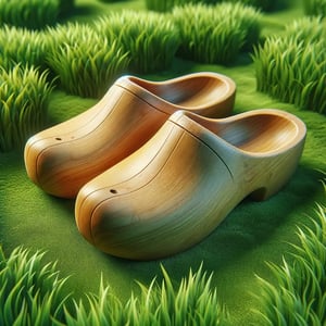 wood shoes